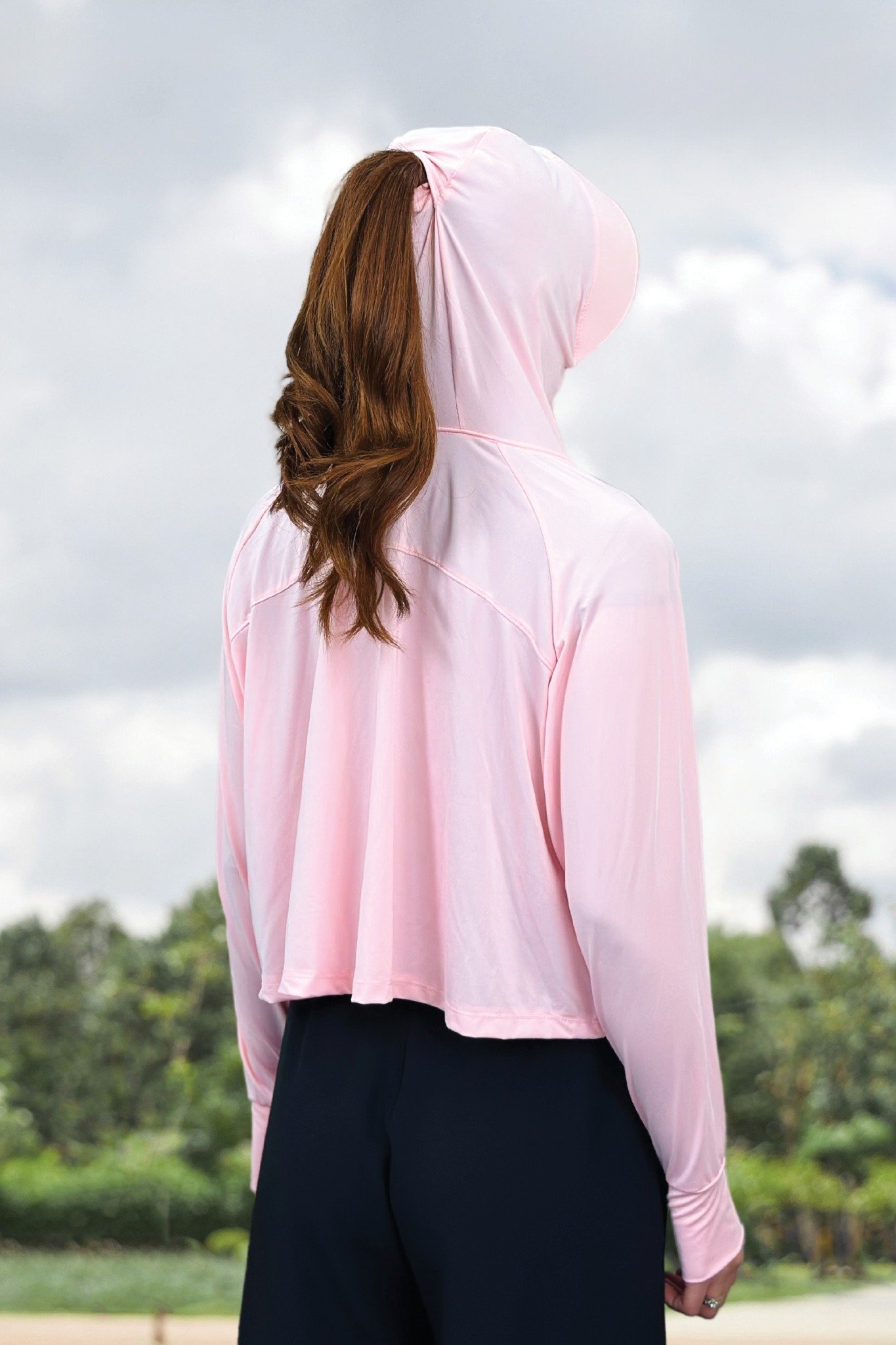 Áo khoác chống nắng thun lạnh cánh dơi tay dài