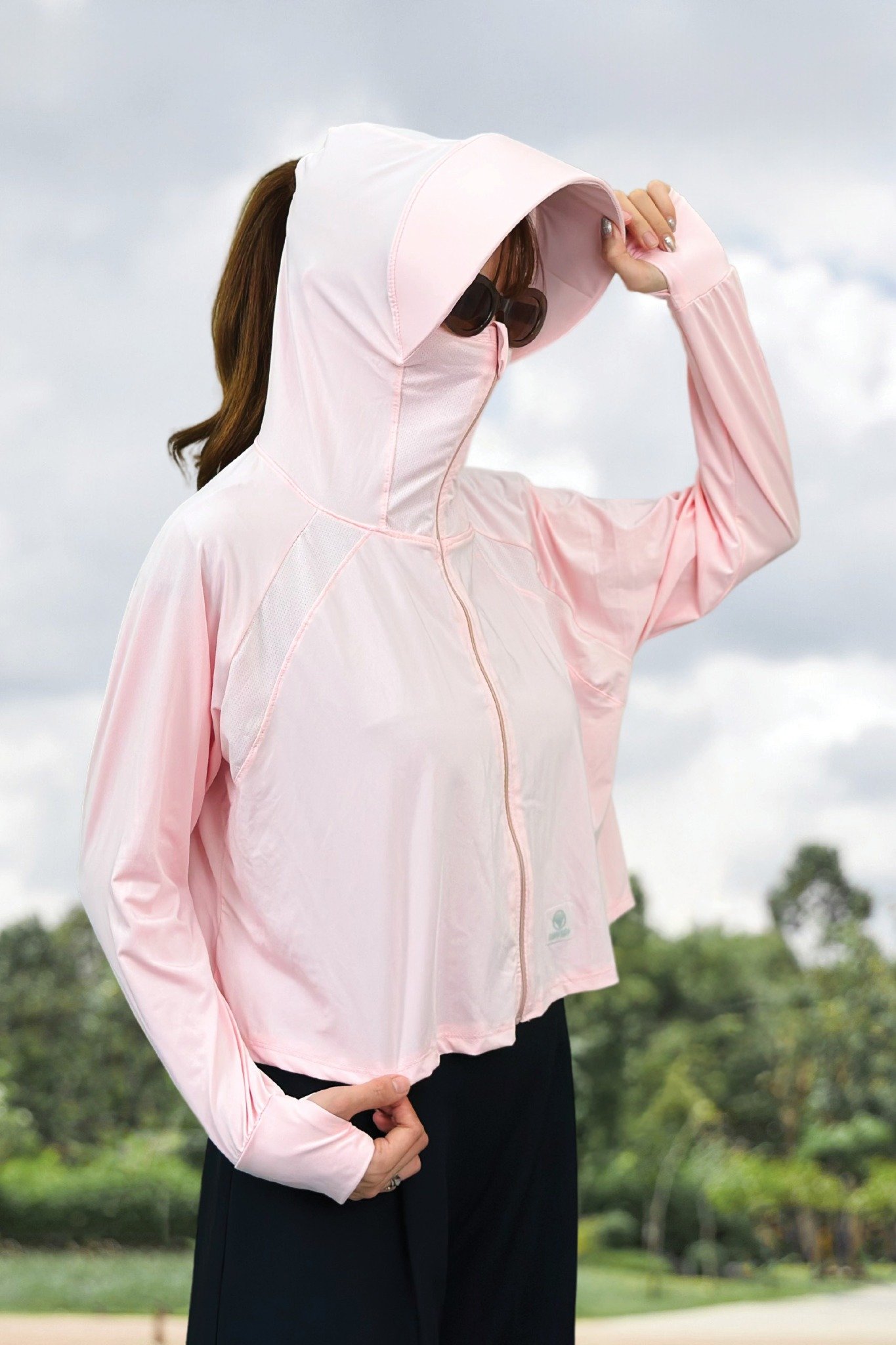 Áo khoác chống nắng thun lạnh cánh dơi tay dài