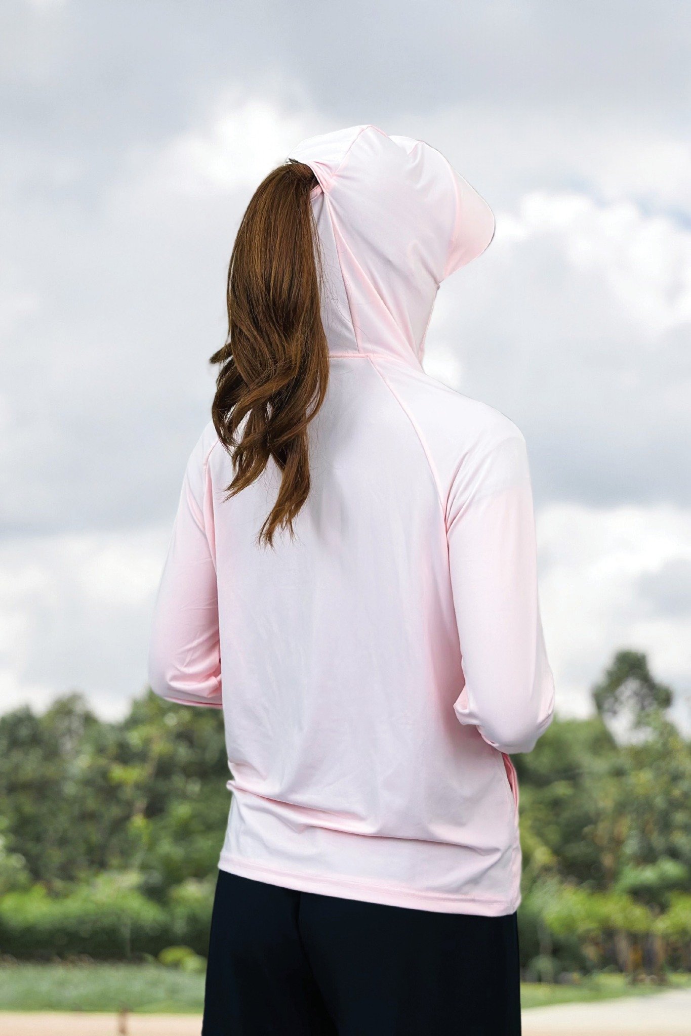 Áo khoác chống nắng thun lạnh tay dài