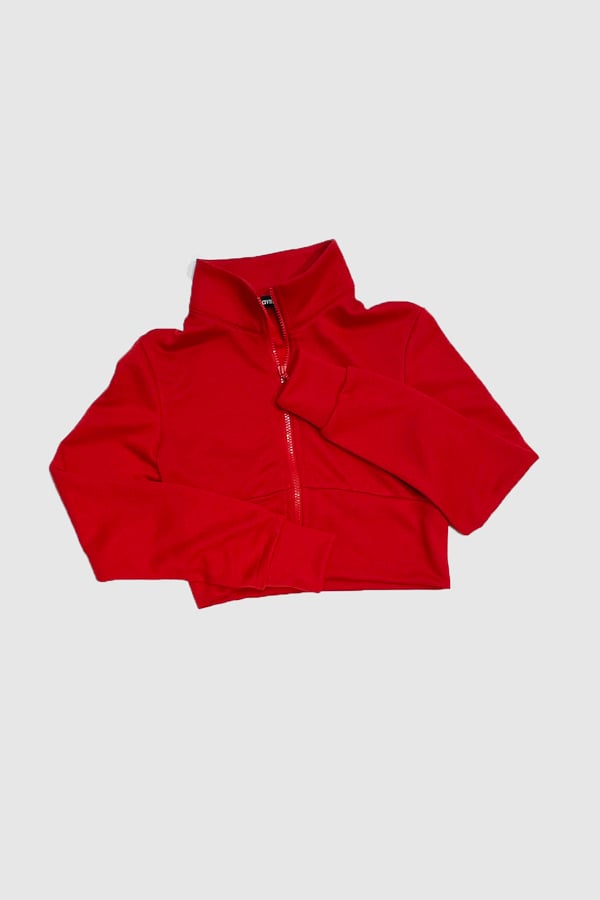 Áo khoác croptop ôm thun tay dài