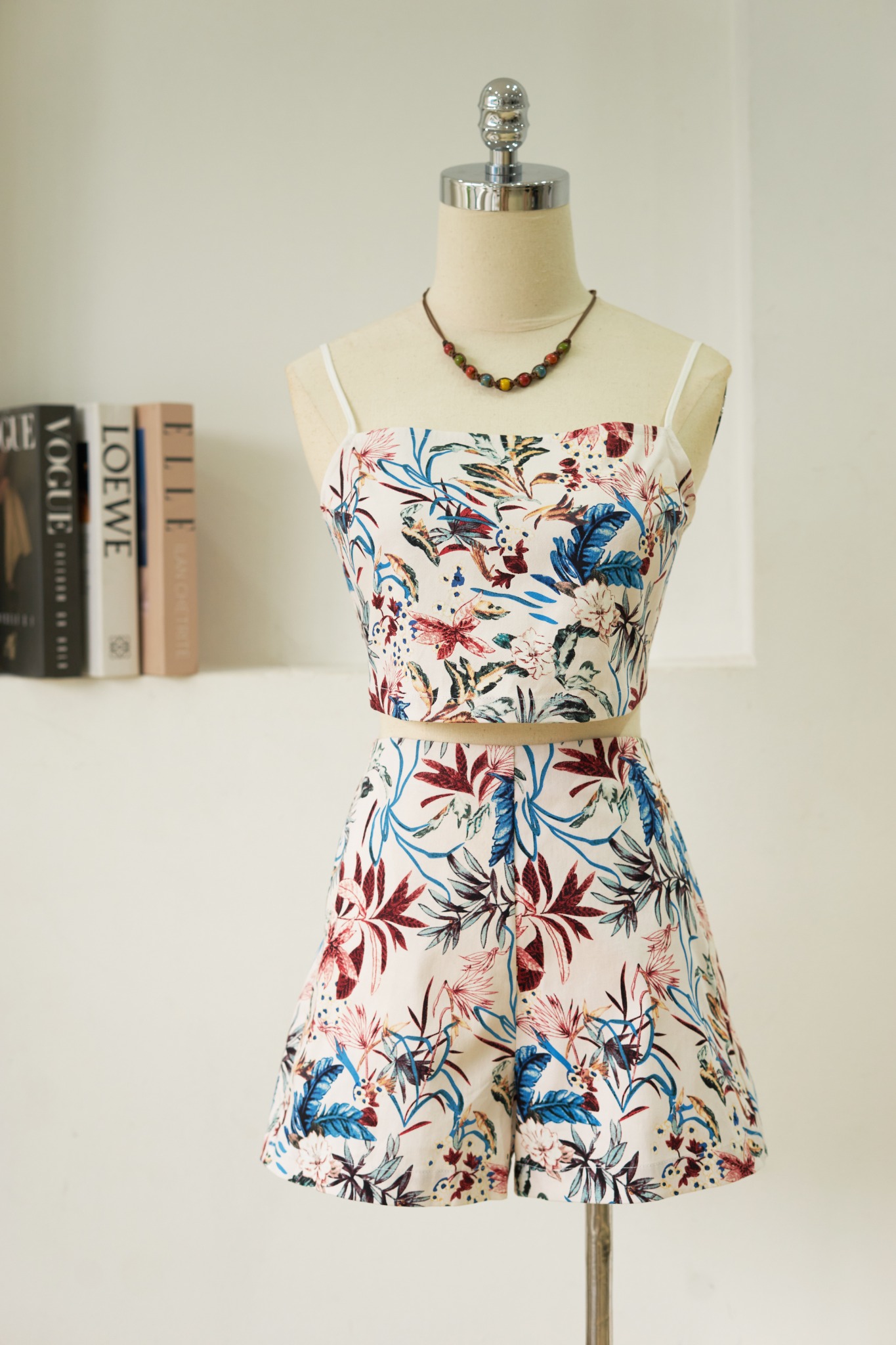 Áo croptop ôm nhung tăm không lưng cột nơ