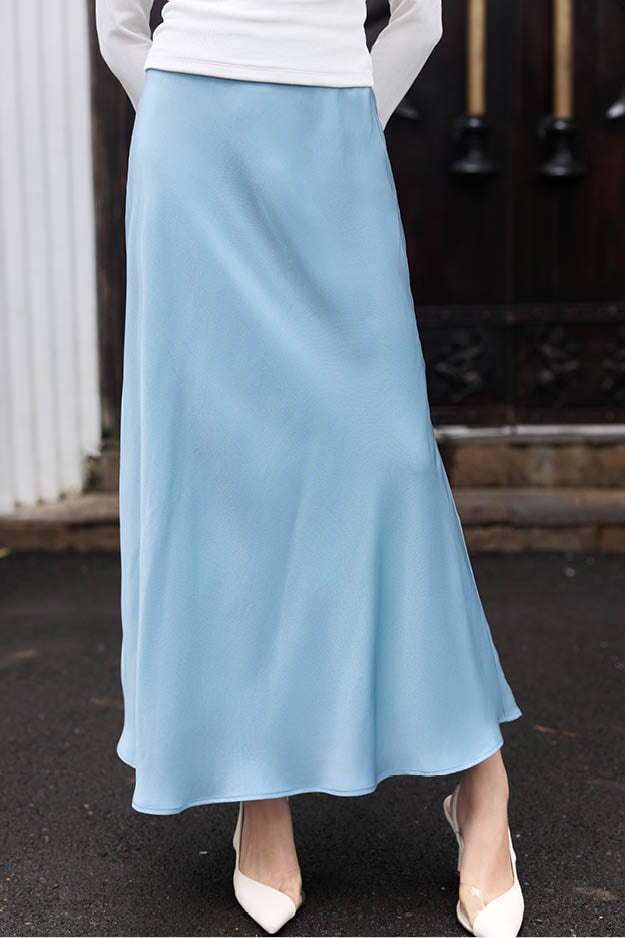 Chân váy lụa Dony