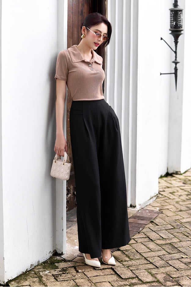 Áo polo ôm thun ướt