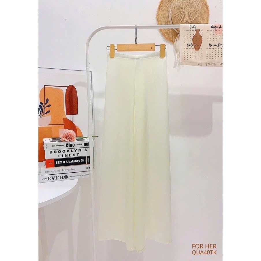 Quần áo dài suông lụa tây thi