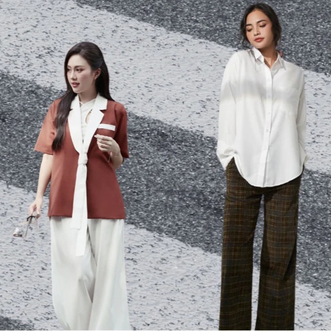 Cách phối quần ống suông cho nàng tự tin dạo phố